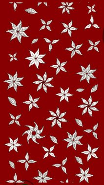 Eskiz arkaplan modeli. Raster hisseleri. Suluboya, elle çizilmiş. Kırmızıda çiçekler.