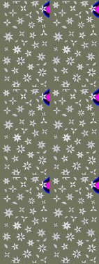 Karalama çiçekleri çizim kalıbı. Sanat, çiçeklere ilham verir ve arka plan bırakır. Yeşil el çizimi desen. Raster deseni.