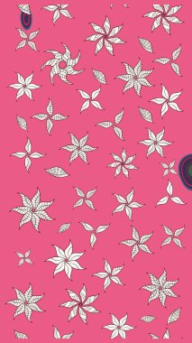 Üst manzara, yumuşak stil. Çiçek kompozisyonu, el boyası, hassas şablon. Pembe renkte manzaralı çiçek deseni. Sevgililer günü ve tebrik kartı konsepti için şık bir davet.