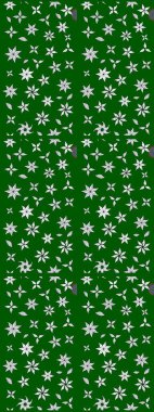 Nazikçe, güzel çiçek arkaplanı. Yeşil renkli çiçekler. Raster çiçek desenli ve çiçekli..