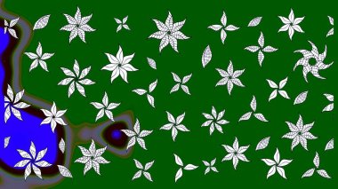 Şekil verilmiş çiçeklerle eskiz deseni. Çiçek deseni duvar kağıdı, desen dolguları ve web sayfası arka planı için kullanılabilir. Süslü zentangle çizim dokusu, soyut çiçeklerle süslenmiş..