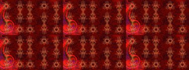 Basit bir kar tanesi. Kırmızı, kahverengi ve siyah renkler üzerine illüstrasyon. Soyut duvar kâğıdı, ambalaj dekorasyonu. Kışın sembolü, mutlu noeller, mutlu yeni yıl kutlaması Raster illüstrasyonu..