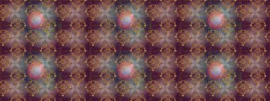 Parlak çiçekli kolaj çiçekleri kahverengi, mor ve gri. Çiçekli zambaklar kusursuz bir arka plan. Çiçek tasarımı için inanılmaz kolaj cennet tarzı..