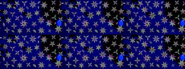 Mavi renkli çiçekler. Raster düz çiçek çizim deseni. Tasarım hediye paketi, tebrik kartları, posterler ve afiş tasarımı.