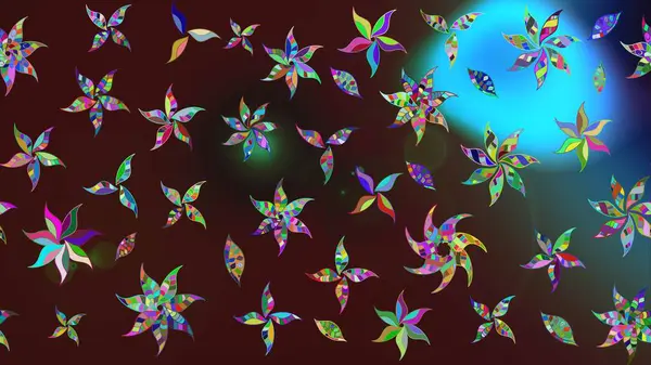 Küçük kahverengi çiçekli oldukça eski bir besin torbası deseni. Millefleur 'lar. Tekstil, kumaş, kapaklar, duvar kağıtları, baskı, paket, koleksiyon defteri, örgü, dekupaj için çiçek arkaplanı..