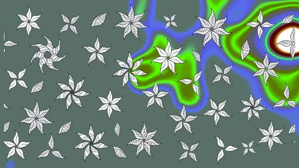 Suluboya desenli çiçek deseni. Dekorasyon ve tasarım için güzel bir desen. Moda baskısı. Çiçeğin suluboya çizimlerinin mükemmel deseni. Ayarlanmış.