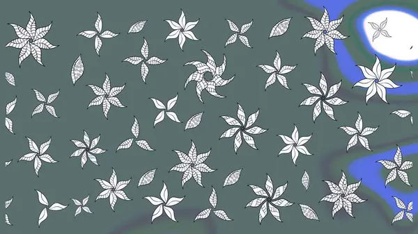 Beautiful watercolor Bouquet of summer flowers sketch pattern. Nice fabric pattern.