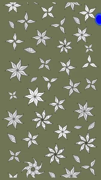 Raster illüstrasyonu. Hoş bir çiçek geçmişi var. Küçük bir çiçekte eskiz deseni. Güzel kumaş deseni.