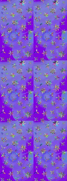 Raster illüstrasyonu. Düz Çiçek Elementleri Tasarımı. Menekşe renginde zarif çiçek buketi suluboya. Renkli Bahar Teması çizim şablonu.