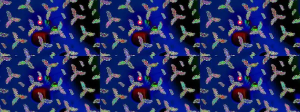 Kar tanesi arka plan. Raster Noel renkli arka plan ile düşen kar tanesi. Raster illüstrasyon.