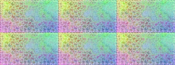 Suluboya soyut parlak desenli kelebek kanatları, retro renkler. Kumaş, tekstil, baskı ve davetiye için arka plan. Tarafsız renklerde resimler.