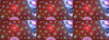 Şatafatlı bahar bahçesi dokusu. Raster illüstrasyonu. Flower eskiz arka planı. Çiçek deseni.