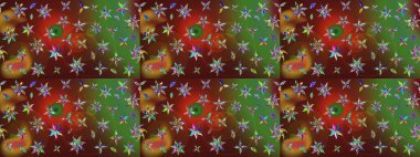 Parlak elementlerin. Çizim çiçek deseni duvar kağıdı, web sitesi arka planı, ambalaj kağıdı, davetiye, broşür, afiş veya web sitesi için kullanılabilir. El çizimi Raster illüstrasyonu.