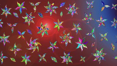 Dekorasyon ve tasarım için güzel bir desen. Moda baskısı. Eski model. Çiçeğin suluboya çizimlerinin mükemmel deseni. Suluboya çizim kalıbı. Raster illüstrasyonu.