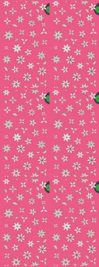 Çiçekli yaz çiçekleri. Küçük çiçekte güzel bir desen. Küçük renkli çiçekler. Moda baskıları için zarif bir şablon. Motley illüstrasyonu. Çizim.