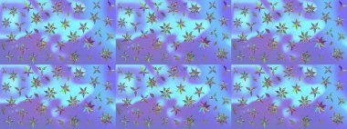 Hoş bir çiçek geçmişi var. Küçük bir çiçekte eskiz deseni. Güzel kumaş deseni. Raster illüstrasyonu.