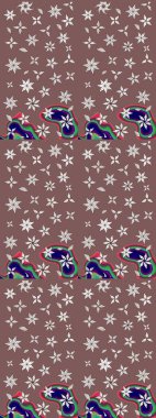 Raster Güzel kumaş deseni. Çiçek arkaplan ile soyut zarafet çizim deseni.