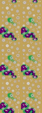 Sabıka fotoğraflarında, bebek kıyafetlerinde, duvar kâğıtlarında, paket kutularında falan kullanılabilir. Raster. Zarif, parlak ve eskiz sarı çiçek desenli.