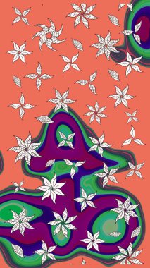 Kullanılabilir Tekstil, tebrik kartı, boyama kitabı, telefon durumda yazdırma için. Etnik Mandala süsleme. Hint çiçek desenli madalyon desen. Raster kına dövme stil.