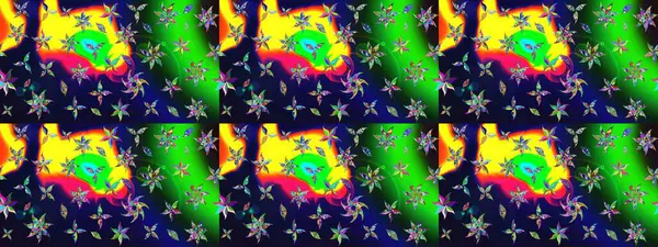 Raster çiçek izi. Çiçeksel gri çizim deseni. Klasik taslak çizimi.