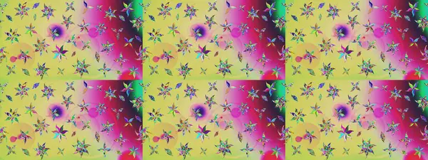 Tarafsız çiçekli eskiz deseni, suluboya çiçek deseni, sevimli çiçek, duvar kağıdı, kart veya kumaş için fayanslı. Raster - stok.