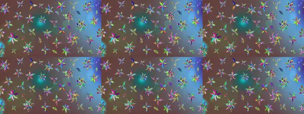 Kahverengi renklerde bahar çiçekleri. Yaprak ve çiçeklerin suluboya resimleri, kahverengi renklerdeki çizimler. Raster illüstrasyonu.