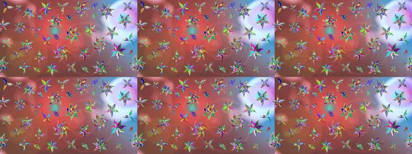 Şatafatlı bahar bahçesi dokusu. Flower eskiz arka planı. Raster illüstrasyonu. Çiçek deseni.