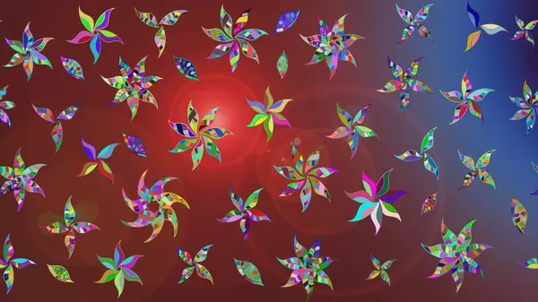 Dekorasyon ve tasarım için güzel bir desen. Moda baskısı. Eski model. Çiçeğin suluboya çizimlerinin mükemmel deseni. Suluboya çizim kalıbı. Raster illüstrasyonu.