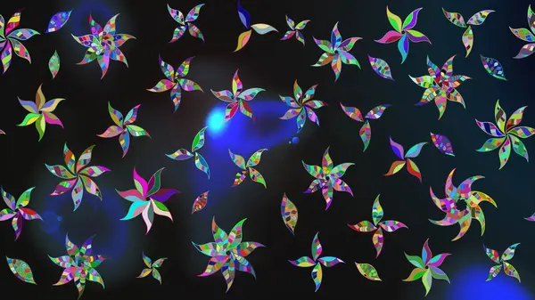 Tatil havası. Bahar mevsimi. Raster güzel bir çiçek deseni çizmiş. Nazik romantik baskı.