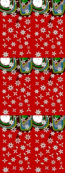 Çiçekli çiçek deseni, suluboya. Raster deseni. Küçük çiçekte güzel bir çiçek deseni..