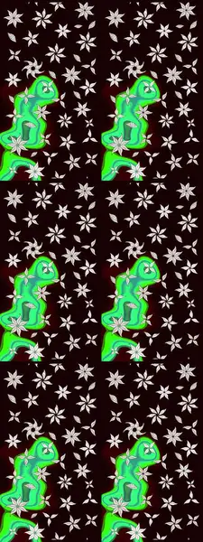 Çiçekli çiçek deseni, suluboya. Siyah renkli çiçekler. Renkli Bahar temalı eskiz kalıbı. Düz Çiçek Elementleri Tasarım Raster illüstrasyonu.