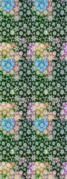 Raster illüstrasyonundaki çiçek desenli çizim. Gri renkli çiçekler.