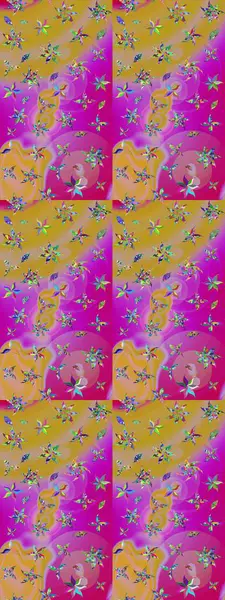 Küçük sarı çiçeklerle oldukça eski bir besin torbası deseni. Tekstil, kumaş, kapaklar, duvar kağıtları, baskı, paket, koleksiyon defteri, örgü, dekupaj için çiçek arkaplanı..