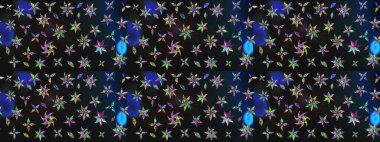 Nazik, narin çiçek arkaplanı. Çiçekli karalama şeklinde Raster çiçek deseni. Gri renkli çiçekler.