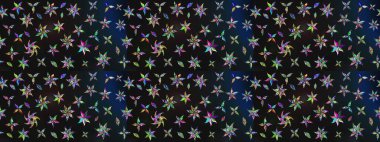 Raster illüstrasyonundaki çiçek desenli çizim. Suluboya tarzında gri renkte çiçekler.