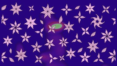 Egzotik çiçekler, mavi renkler üzerine botanik parlak klasik doğa. Raster illüstrasyonu. Klasik tropikal doğal elementlerin suluboya seti.