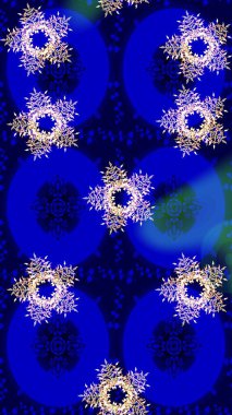 Çiçek izi. Suluboya kusursuz desen. Çiçekler suluboya stilinde siyah, mavi ve nötr renklerde.