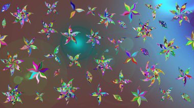 Botanik çizim kalıbı. Organik elementler. Suluboya etkisi. Raster deseni.