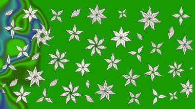 Çiçekli bahar çiçekleri. Küçük çiçekte güzel bir desen. Küçük renkli çiçekler. Moda baskıları için zarif bir şablon. Motley illüstrasyonu.