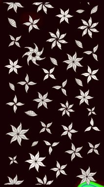 Zarif, parlak ve eskiz siyah çiçek desenli tasarım. Sabıka baskıları, bebek kıyafetleri, duvar kâğıtları, paket kutuları vb..