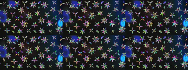 Nazik, narin çiçek arkaplanı. Çiçekli karalama şeklinde Raster çiçek deseni. Gri renkli çiçekler.