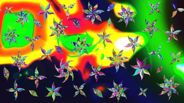 Suluboya desenli çiçek deseni. Dekorasyon ve tasarım için güzel bir desen. Çiçeğin suluboya çizimlerinin mükemmel deseni. Moda baskısı. Ayarlanmış.