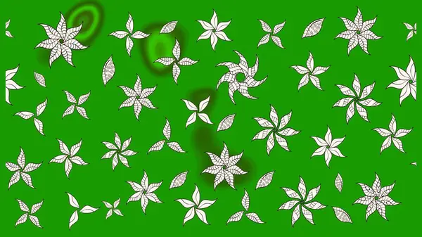 Manzaralı çiçek deseni. Çiçek kompozisyonu, el boyası, hassas şablon. Üst manzara, yumuşak yeşil renk tarzı. Sevgililer günü ve tebrik kartı konsepti için şık bir davet.