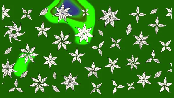 Küçük bir çiçekte eskiz deseni. Hoş bir çiçek geçmişi var. Güzel kumaş deseni. Raster illüstrasyonu.