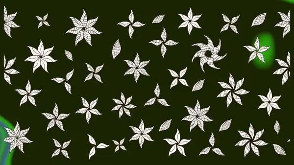 Çiçekli eskiz arkaplanı. Çocuk stili. Renkli Bahar Teması eskiz kalıbı. Düz Çiçek Elementleri Tasarımı.