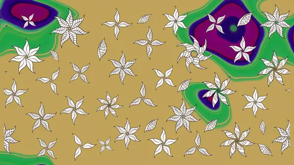 Sarı renkte manzaralı çiçek deseni. Çiçek kompozisyonu, el boyası, hassas şablon. Üst manzara, yumuşak stil. Sevgililer günü ve tebrik kartı konsepti için şık bir davet.