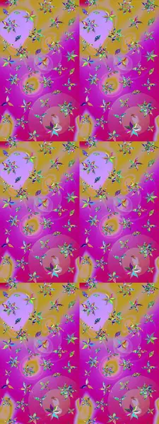 Suluboya desenli çiçek deseni. Dekorasyon ve tasarım için güzel bir desen. Moda baskısı. Çiçeğin suluboya çizimlerinin mükemmel deseni. Ayarlanmış.