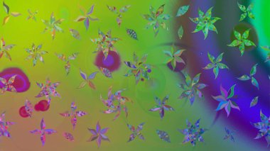 Moda baskısı. Suluboya desenli çiçek deseni. Dekorasyon ve tasarım için güzel bir desen. Çiçeğin suluboya çizimlerinin mükemmel deseni. Ayarlanmış.