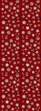 Çiçekli el çizimi çizimi deseni. Modern gelişim kırmızı raster arka plan duvar kağıdı çizimi klasik çizgili iz sürme desenli çiçekler, çiçekli süsler.