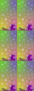 Çizim çiçek deseni duvar kâğıdı olarak kullanılabilir. Tarafsız renklerde çiçekler. Raster illüstrasyonu.